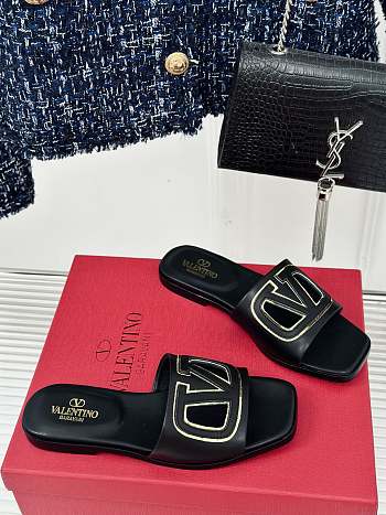 Valentino Garaveni Black Slides