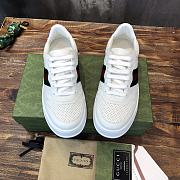 Gucci GG Sneaker With Web White - 3