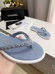 Chanel Denim Slipper - 2