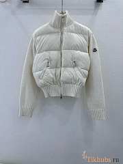 Moncler Wool Puffer White Jacket - 1