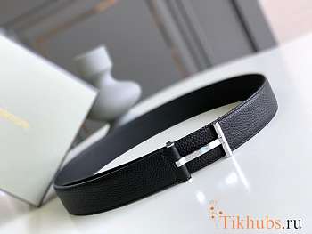 Tom Ford Black Silver Belt