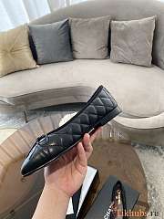 Chanel Ballet Flats Aged Calfskin Black - 5