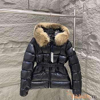 Moncler Black Jacket Belt