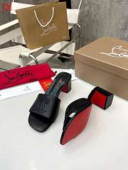 Christian Louboutin So CL Mule Black Sandals 55mm - 1