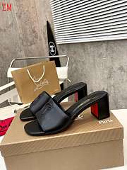 Christian Louboutin So CL Mule Black Sandals 55mm - 2