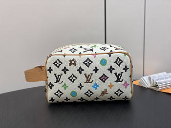 Louis Vuitton LV Locker Dopp Kit White 23x13x12cm