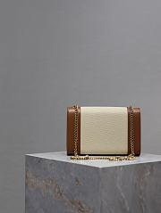 YSL Kate Small Canvas Leather Natural 20x13x6cm - 2