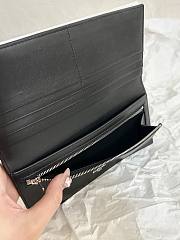 Balenciaga Passport Long Wallet 1 Ticket Black 21x12.4x2cm - 4