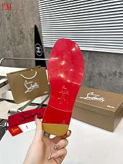 Christian Louboutin Orange Mule Slippers - 5