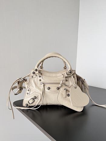 Balenciaga Neo Cagole XS Beige Handbag 26x13x18cm