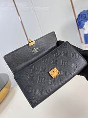 Louis Vuitton LV Sarah Wallet Black 19x11x3cm - 4