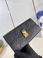 Louis Vuitton LV Sarah Wallet Black 19x11x3cm - 2