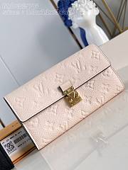 Louis Vuitton LV Sarah Wallet White 19x11x3cm - 1