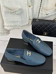 Chanel Blue Loafer - 1