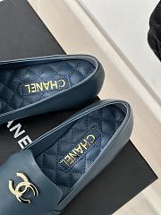 Chanel Blue Loafer - 5