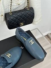 Chanel Blue Loafer - 3