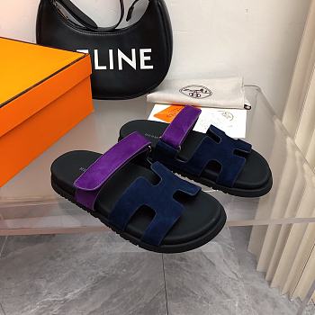 Hermes Chypre Sandal Black Violet Purple Blue