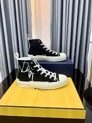 Dior B23 Cactus Jack High-Top Black Cream - 1