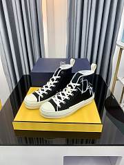 Dior B23 Cactus Jack High-Top Black Cream - 4