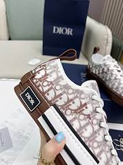 Dior B23 Oblique Low Top Sneaker Brown White - 5