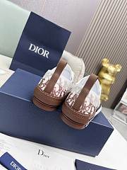 Dior B23 Oblique Low Top Sneaker Brown White - 4