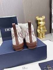 Dior B23 Oblique High Top Sneaker Brown White - 5