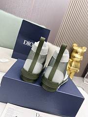 Dior B23 High Olive Sneaker Oblique - 3