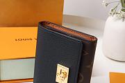 Louis Vuitton LV Victorine On My Side Wallet Black 11x9x2cm - 4