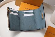 Louis Vuitton LV Victorine On My Side Wallet Greige 11x9x2cm - 2