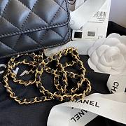 Chanel Wallet On Chain Woc Black Lambskin Gold 19cm - 5