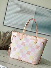 Louis Vuitton LV Neverfull MM Peach Pink 31 x 28 x 14 cm - 5