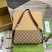 Gucci Luce Small Shoulder Bag Beige 27.5x12.5x6.5cm - 3