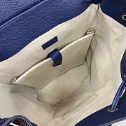 Gucci Jumbo GG Backpack Blue 41x34x12cm - 4