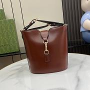 Gucci Mini Bucket Shoulder Bag Brown 18.5x20.5x12.5cm - 1