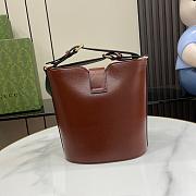 Gucci Mini Bucket Shoulder Bag Brown 18.5x20.5x12.5cm - 6