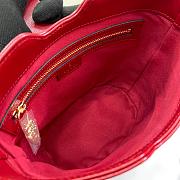 Gucci Mini Bucket Shoulder Bag Red 18.5x20.5x12.5cm - 3