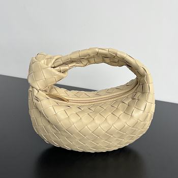 Bottega Veneta Mini Jodie Bag Beige 23x28x8cm