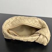 Bottega Veneta Mini Jodie Bag Beige 23x28x8cm - 6