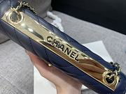 Chanel WOC 80983 V Dark Blue GHW - 4