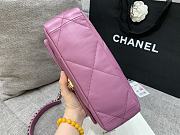 Chanel 19 Bag Purple Gold 26cm - 2