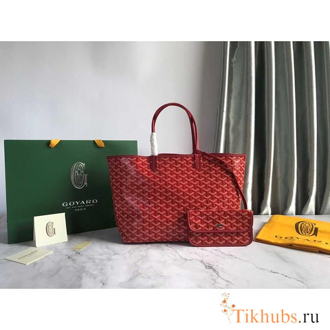 Goyard Saint Louis PM Bag Red 34x27x14cm - 1