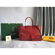 Goyard Saint Louis PM Bag Red 34x27x14cm - 1