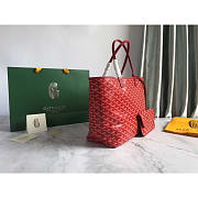 Goyard Saint Louis PM Bag Red 34x27x14cm - 6