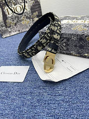 Dior Belt Gold 2cm - 3