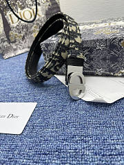 Dior Belt Silver 2cm - 2