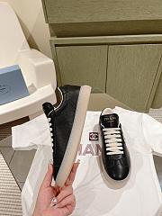 Prada Black Leather Sneakers - 2