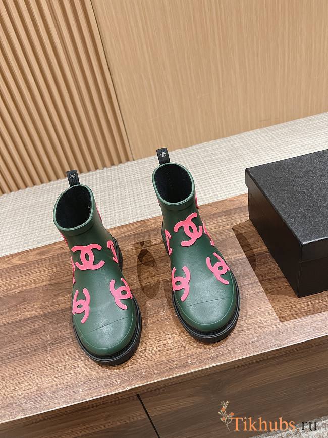 Chanel Snow Green Boots - 1