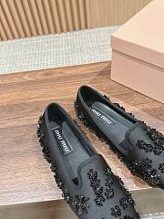 Miu Miu Ballerina Black Flat - 2