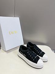 Dior Walk'n'Dior Platform Sneaker Black Fringed - 1