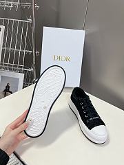 Dior Walk'n'Dior Platform Sneaker Black Fringed - 4